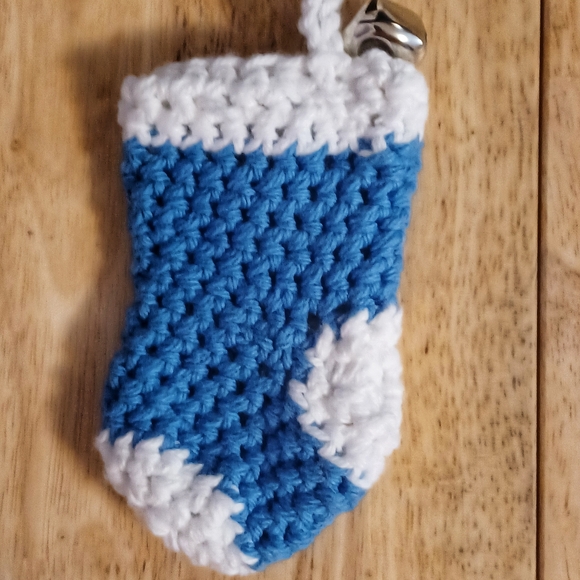 Deep Blue Sock Christmas Ornament - Picture 1 of 2